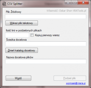 CSV_Spliter_Licencja